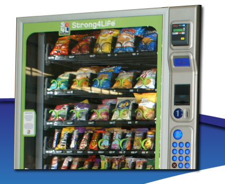 Custom front glass graphics for vending machines
